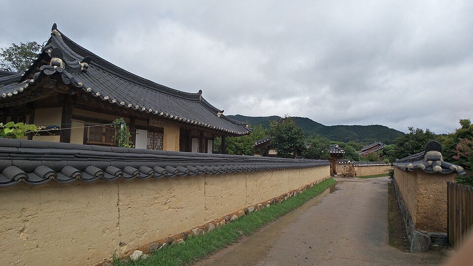 Hahoe Folk Village in Andong, Gyeongsangbuk-do