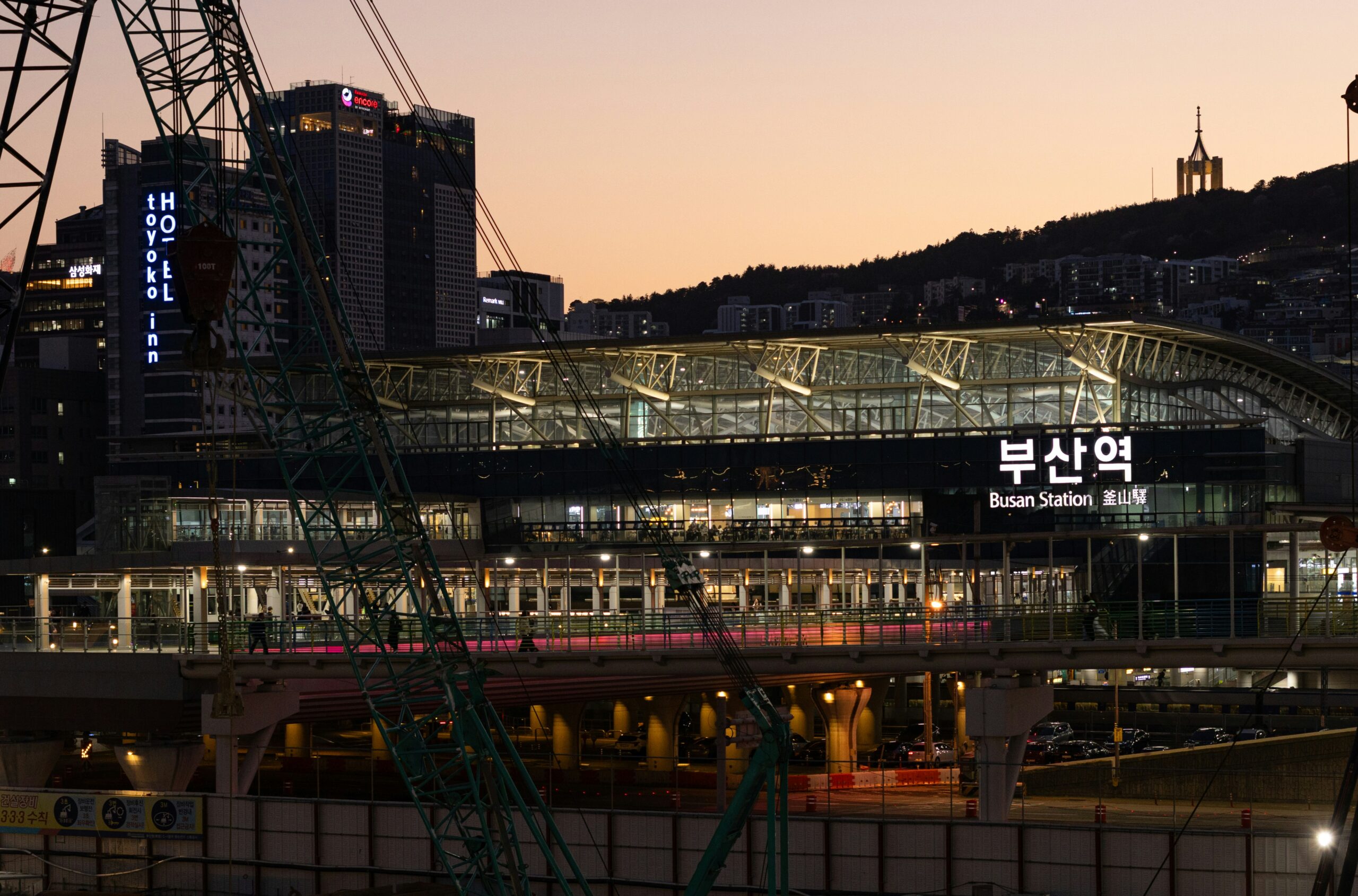 Busan Station for travel from Seoul to Busan