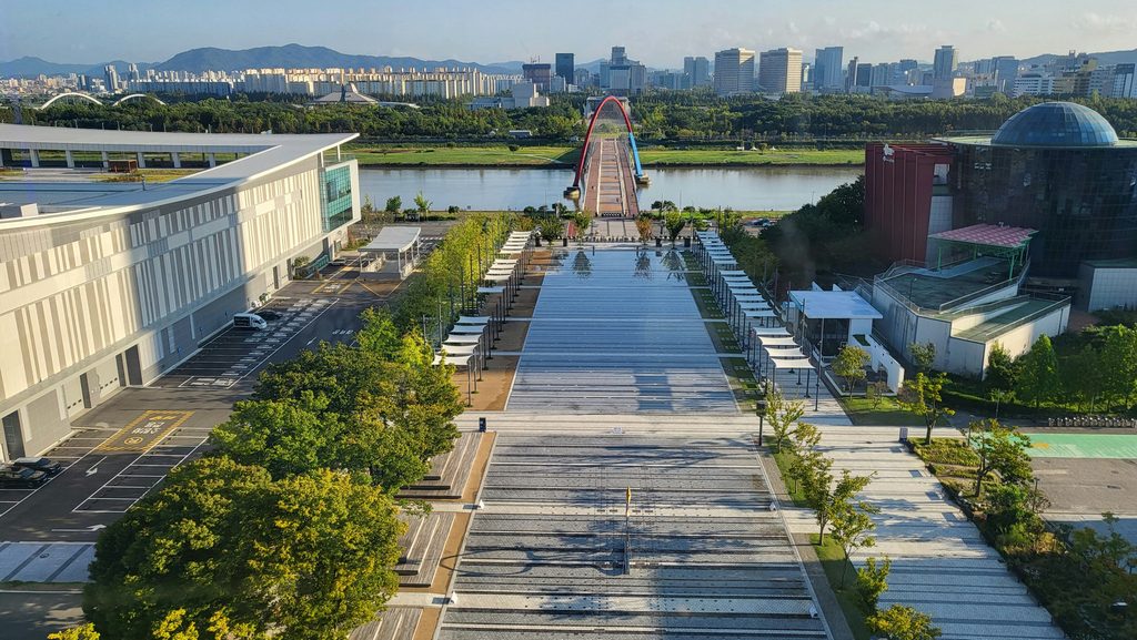 Expo Park and Water Square in Daejeon, South Korea