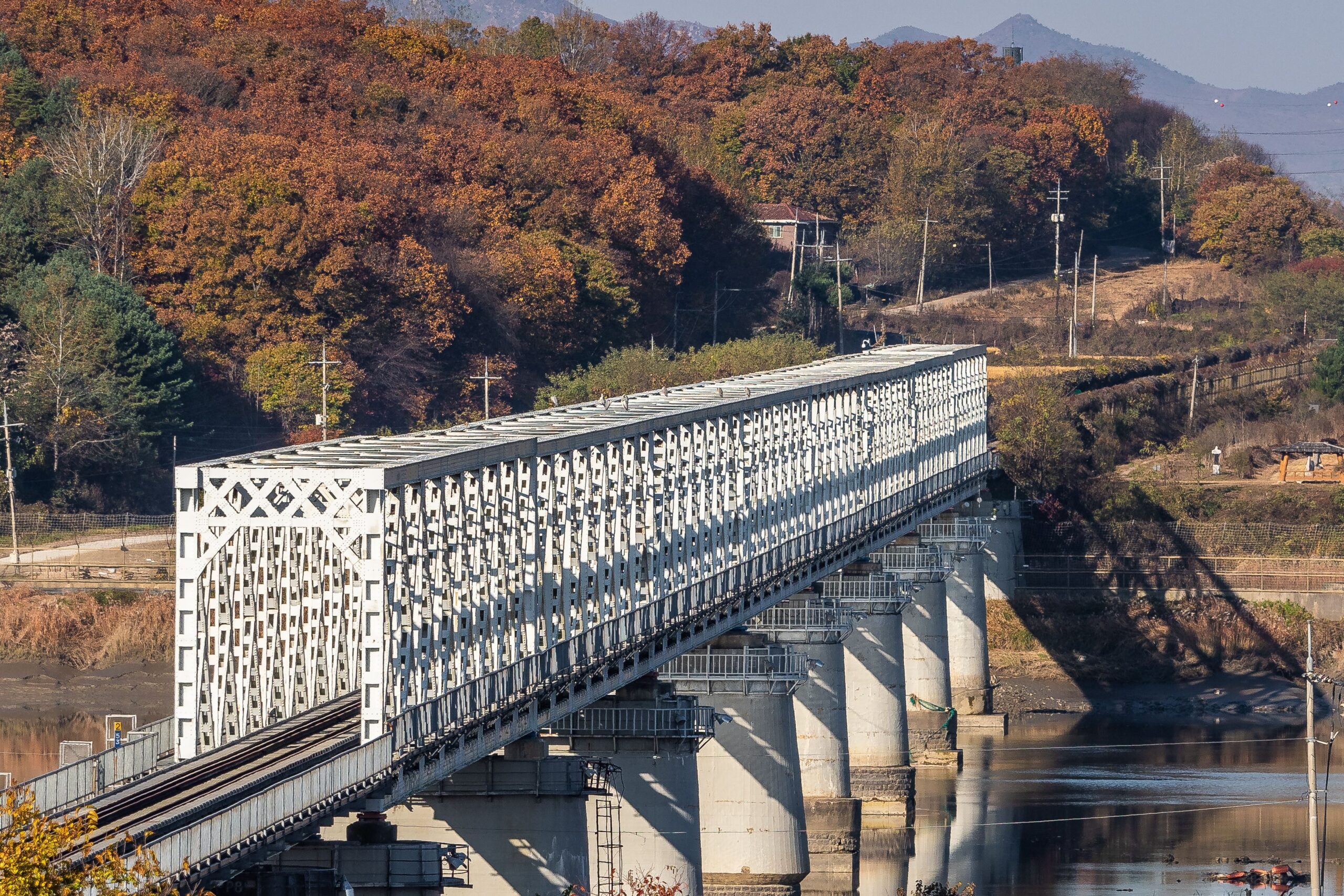 Freedom Bridge at Imjingak in Paju, Gyeonggi-do, South Korea