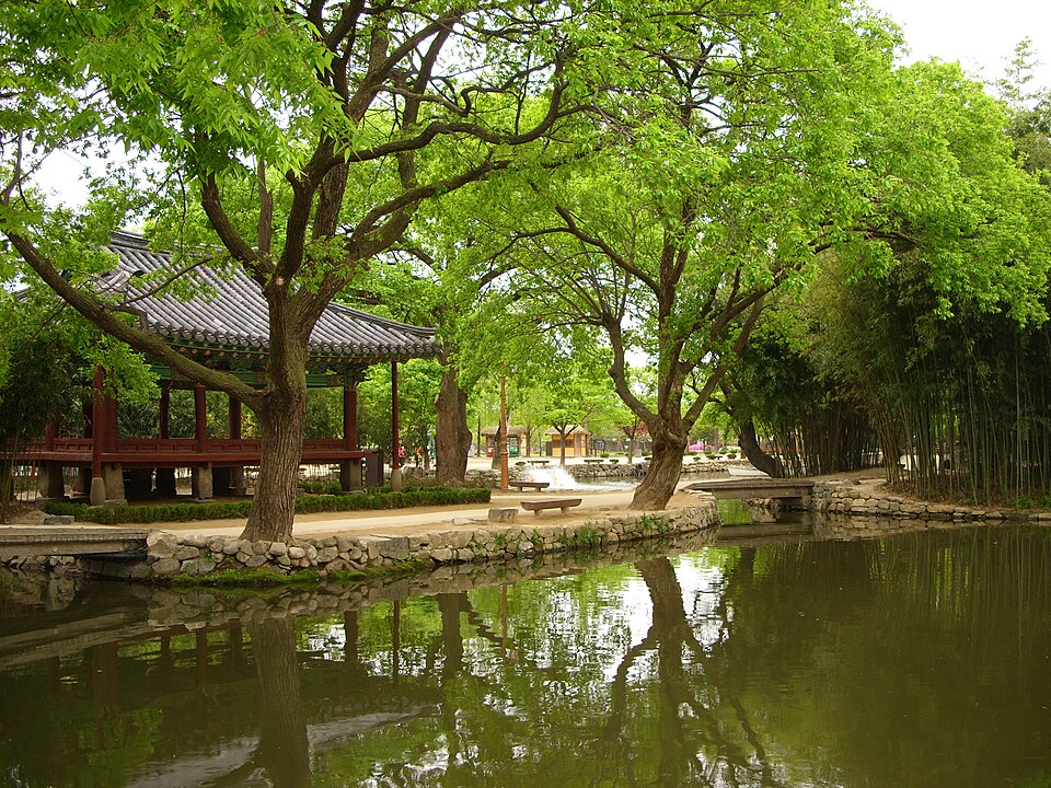 Gwanghalluwon Garden in Namwon, Jeonbuk, South Korea