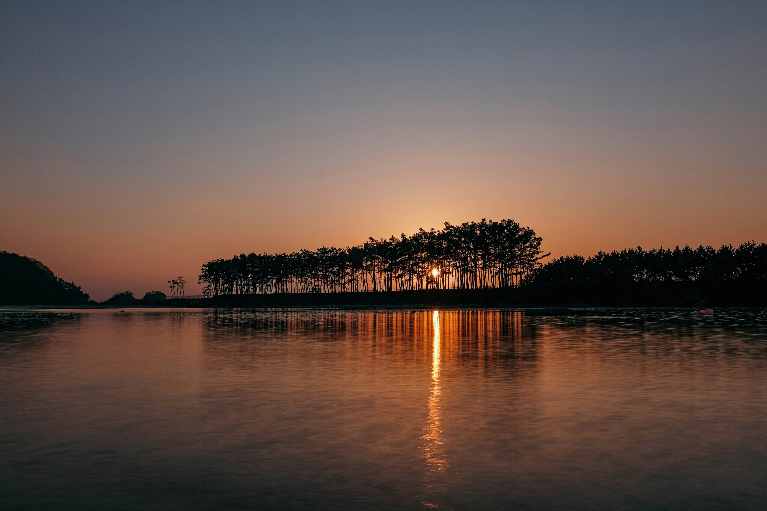Coastal sunset in Taean, Chungcheongnam-do, South Korea