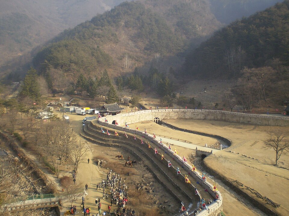 Mungyeong Saejae First Gate in Mungyeong, Gyeongsangbuk-do