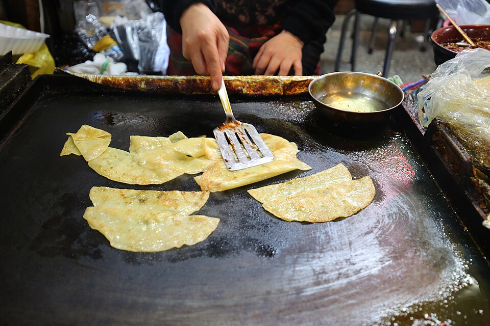 Napjak mandu flat dumplings, a local specialty of Daegu