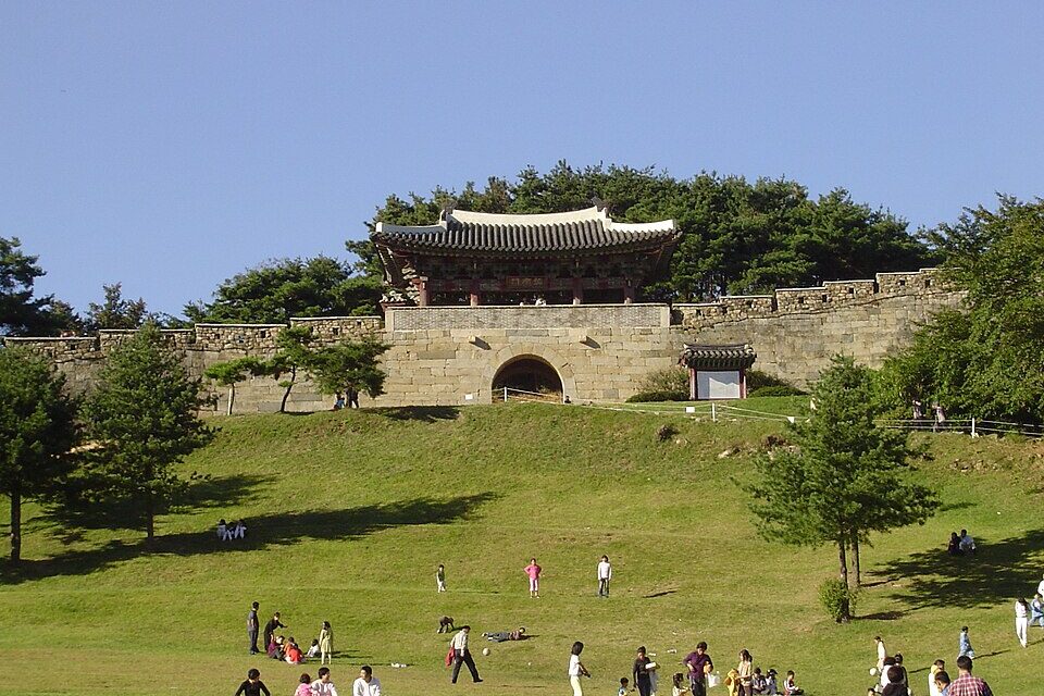 Sangdangsanseong Fortress in Cheongju, Chungcheongbuk-do, South Korea
