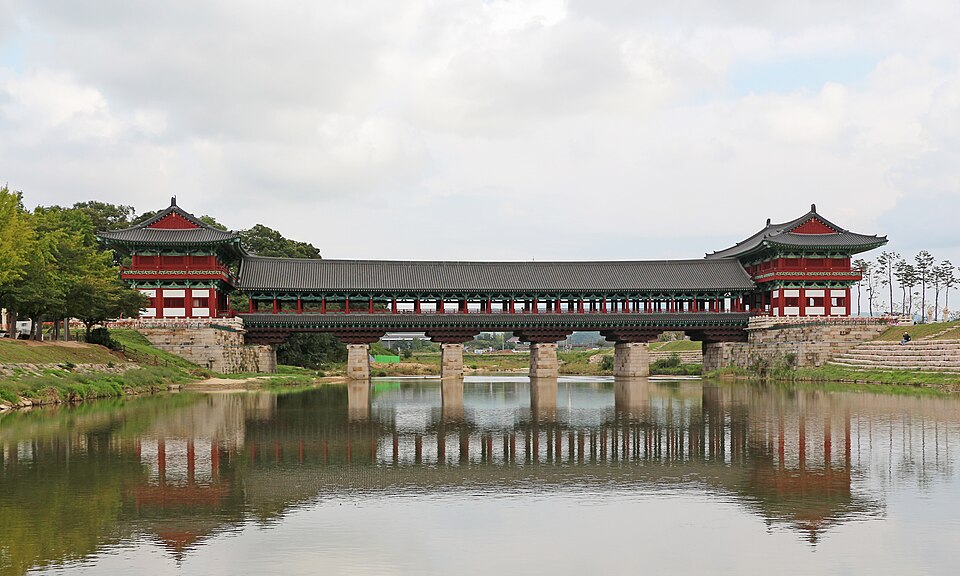 Woljeonggyo Bridge in the historic center of Gyeongju
