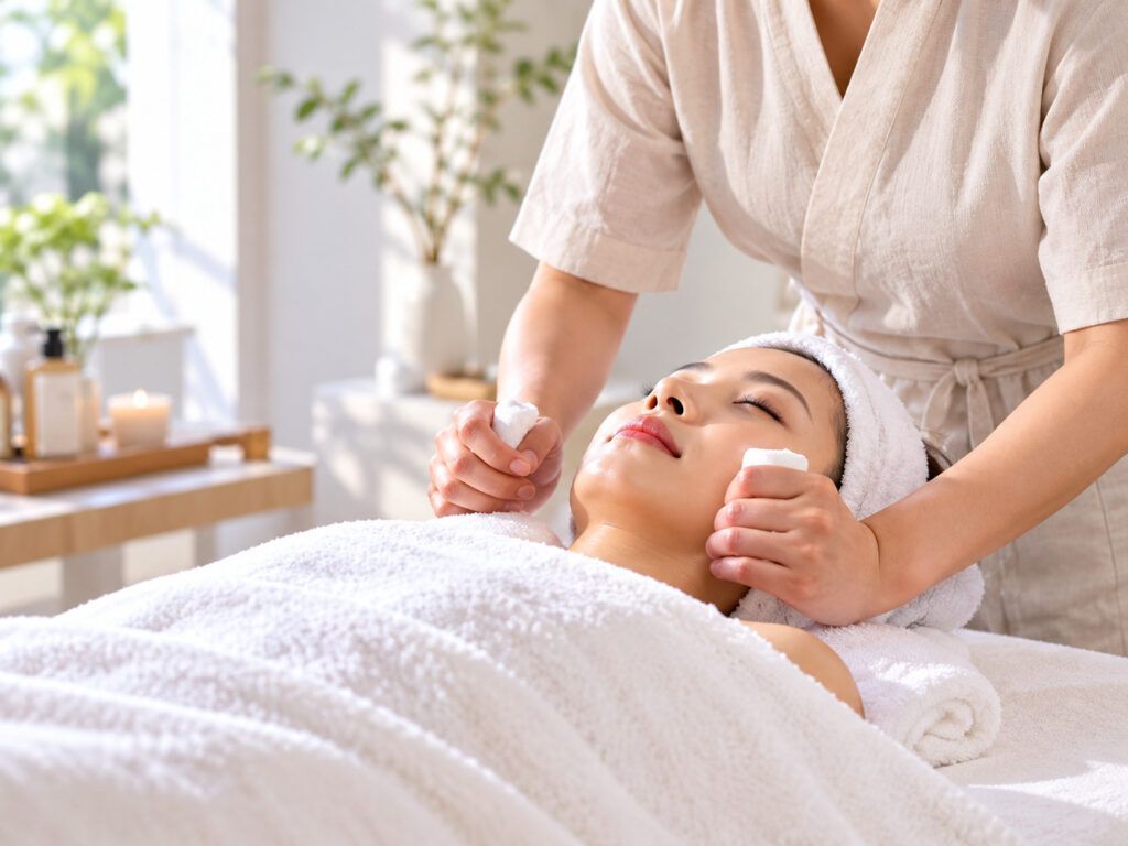 Relaxing wellness treatment at THE SEOL:HA in Hongdae, Seoul